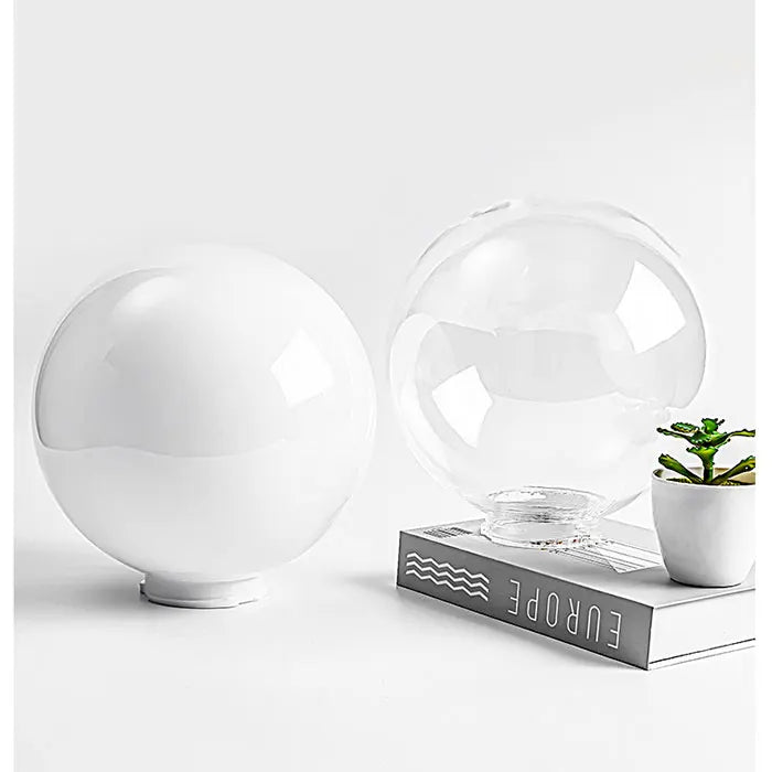 Outdoor Light Globe Lamp Shade Acrylic Round Lampshade Cover PMMA plastic - Adrianas Specialty Lamp Shades
