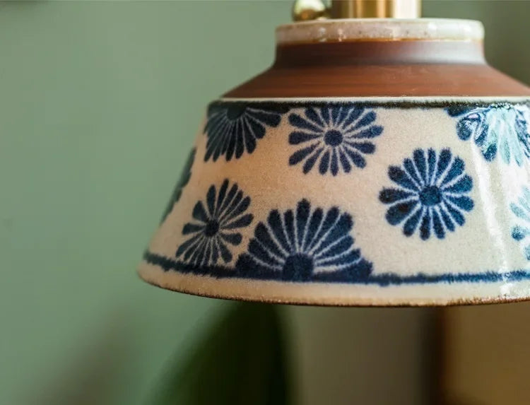 Hand Painted Ceramic Hanging Lights