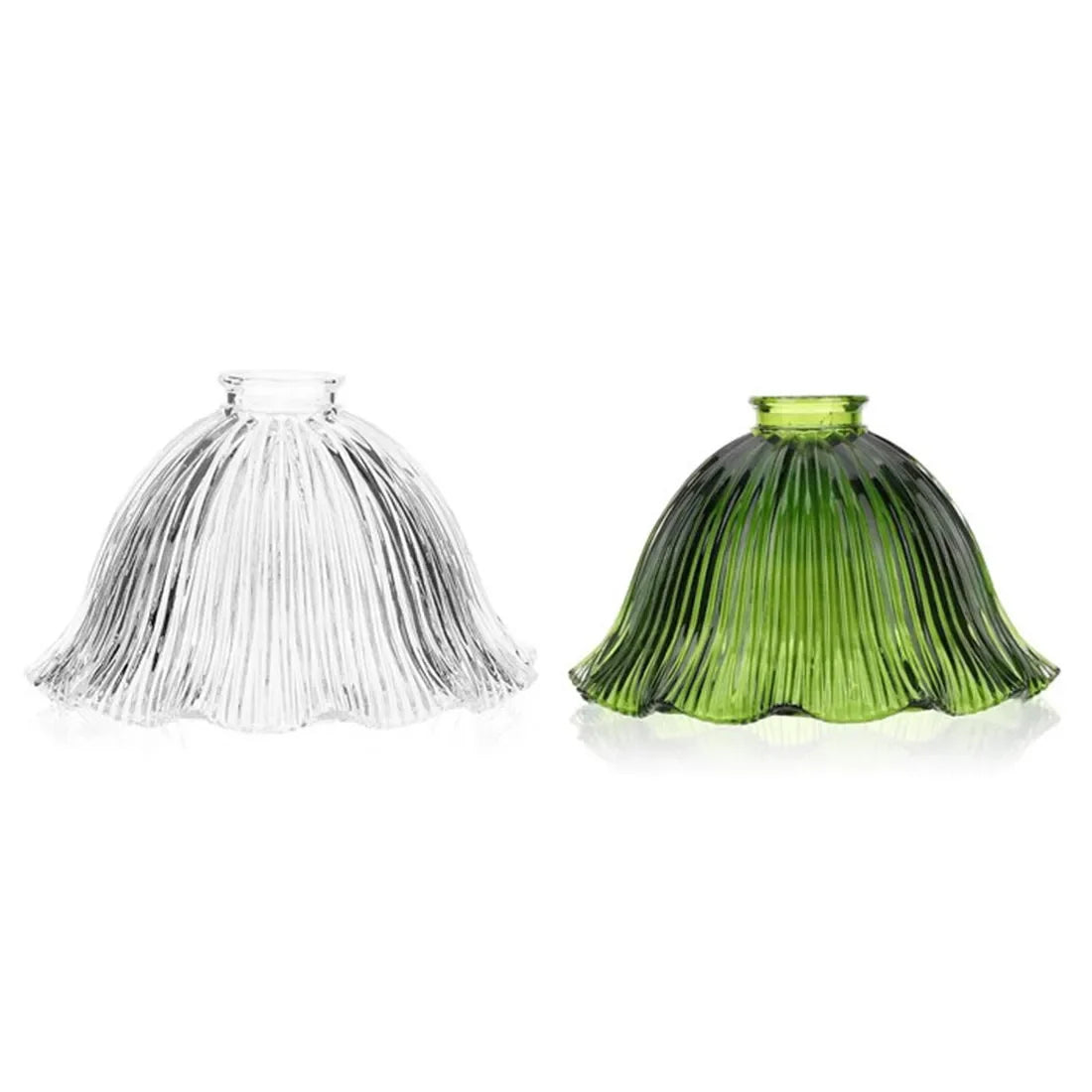 Screw Fixed Clear Green Lamp Shade