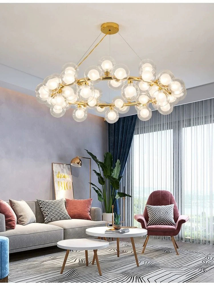 G9 Glass Shade D8/10/12/15/20cm Globe 2cm Fitter Opening Replacement Lampshade for Lusture Pendant Light,Clear White Accessory - Adrianas Specialty Lamp Shades