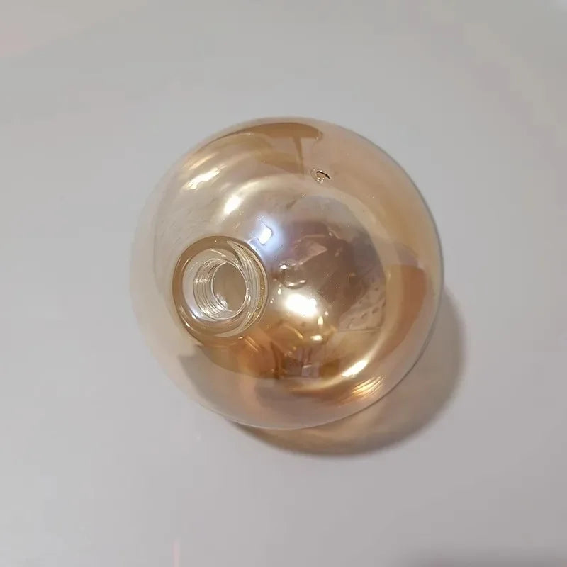 clear Smoke gray G9 Glass Shade Globe .78 inches Fitter Opening Replacement Lampshade for Lusture Pendant Light,Clear White Accessory