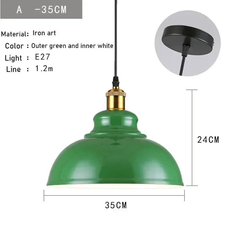 American Loft Retro Led Chandelier Industrial Led