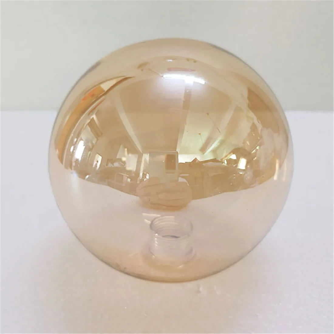 D12cm D15cm G9 Glass Shade Replacement for Screw Thread Socket Amber Cognac Green Blue Grey Globe Glass Screw Cover Accessory - Adrianas Specialty Lamp Shades