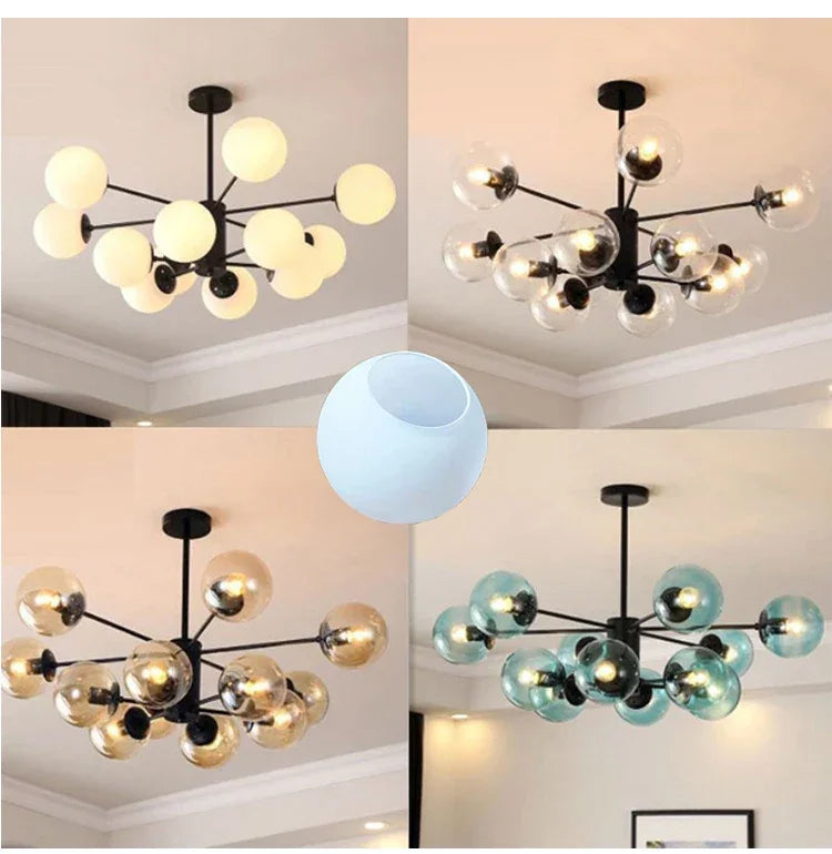 Clear White Grey Color Fading Replacement Glass Shade