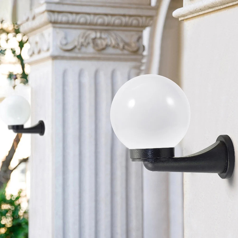 Ball Lampshade Light Fixture Cover Globe Replacement Floor Wall White Dresser Acrylic - Adrianas Specialty Lamp Shades