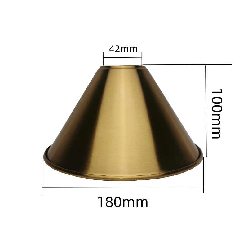 Metal Cone Lamp Shades
