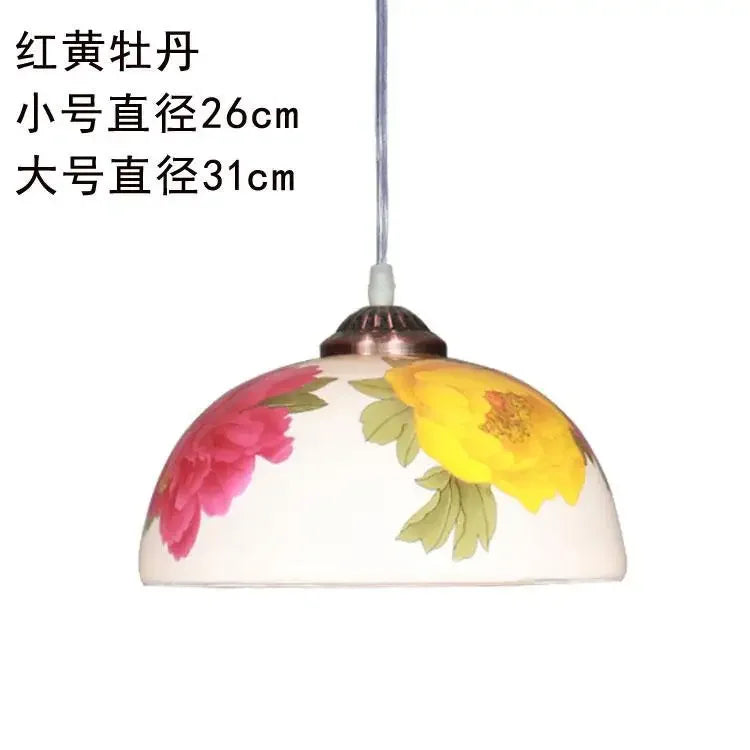 Large Porcelain Pendant Lamp Shades - Adrianas Specialty Lamp Shades