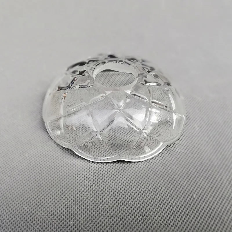 2pcs/lot D100XH30mm European Crystal lampshade floral Glass Bowl Chandelier Decorative plate. E14 tray lighting fittings - Adrianas Specialty Lamp Shades
