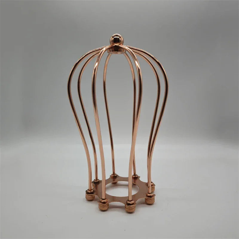 6 Styles Black Finished Iron Cage Lampshade