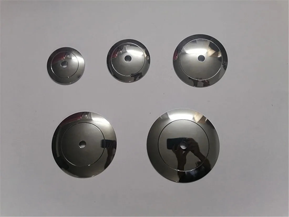 1/5/10pcs Bronze Chrome Metal Lampshade Holder Parts for Magic Bean Glass Shade Silver Aluminum Ring Cover to Hold Lampshade - Adrianas Specialty Lamp Shades