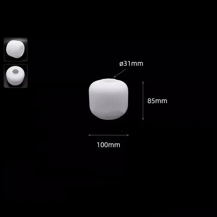 Clear Frost 1.18 Inch Opening E14 Glass Lamp Shades Replacement