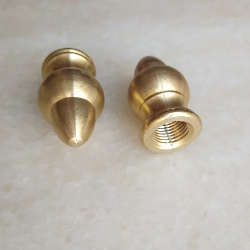 All Brass Female Thread Inner Tooth M10*1.0 Pitch Top Nut