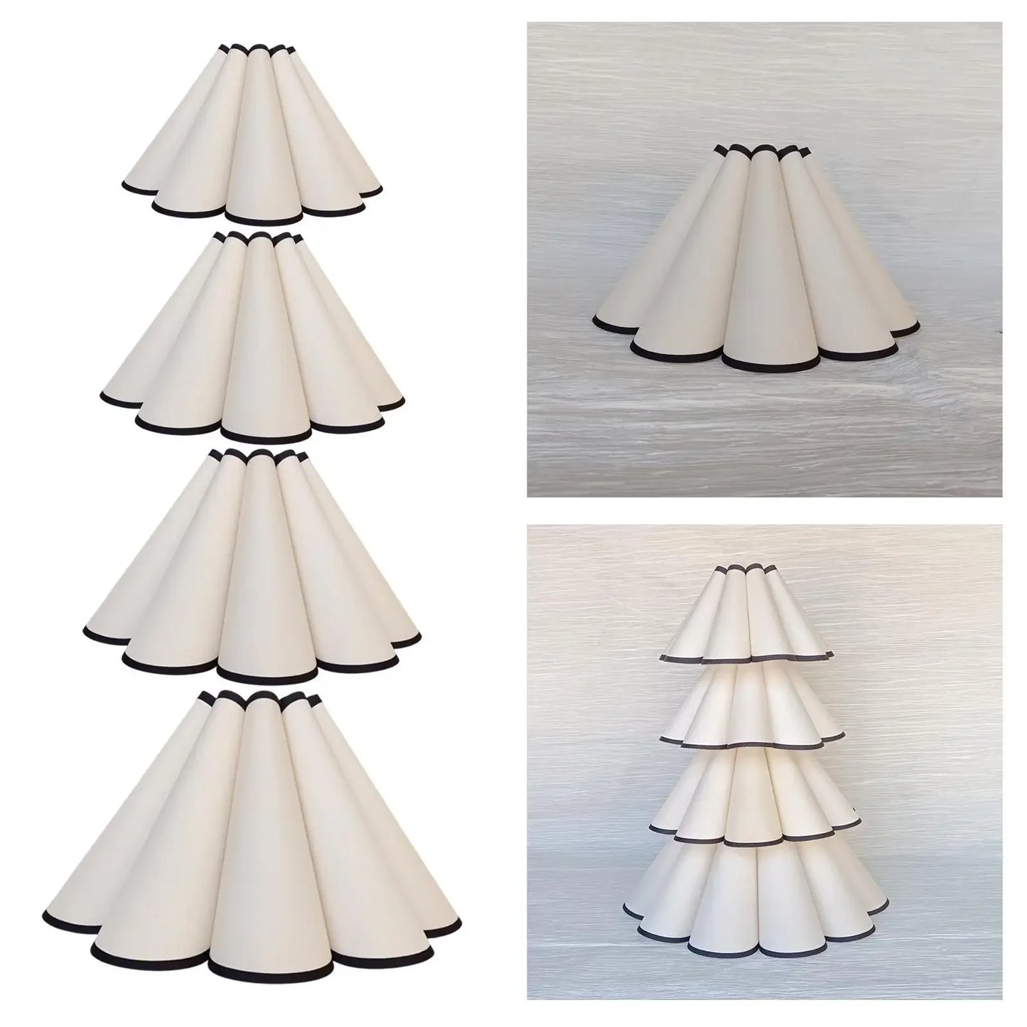Petal Cloth Table Lamp Shade Light Cover for Chandelier Home Decor Bedside