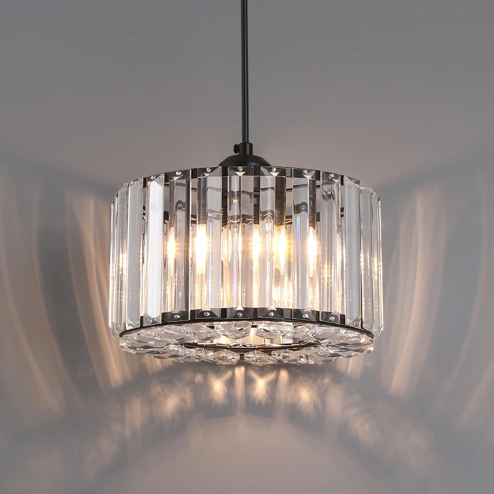 Glass Led Pendant Light Modern Ceiling Lamp Adjustable Living Dining Room Nordic Aisle Decor Balcony Corridor Hanging Fixture - Adrianas Specialty Lamp Shades