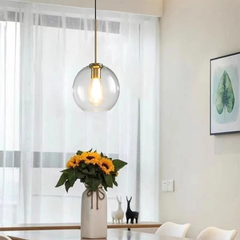 Nordic Glass Pendant Light glass