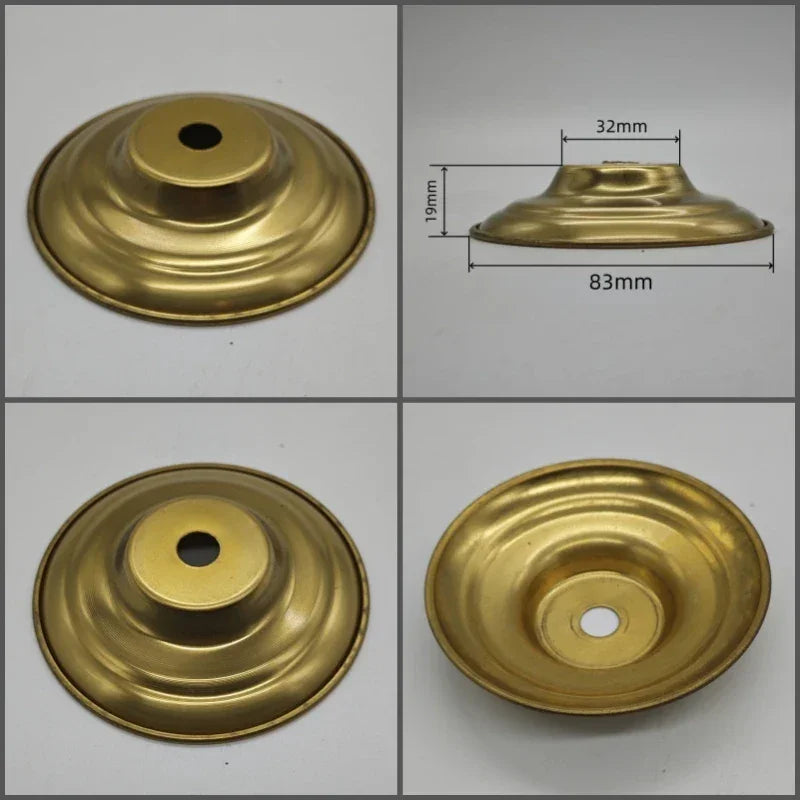 Brass material lampshade cover