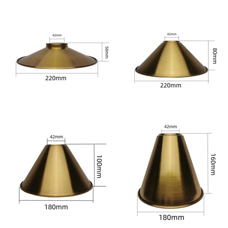 Metal Cone Lamp Shades