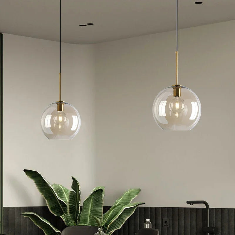 Nordic Glass Pendant Light glass