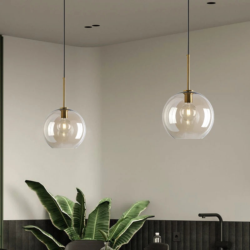 Nordic Glass Pendant Light glass