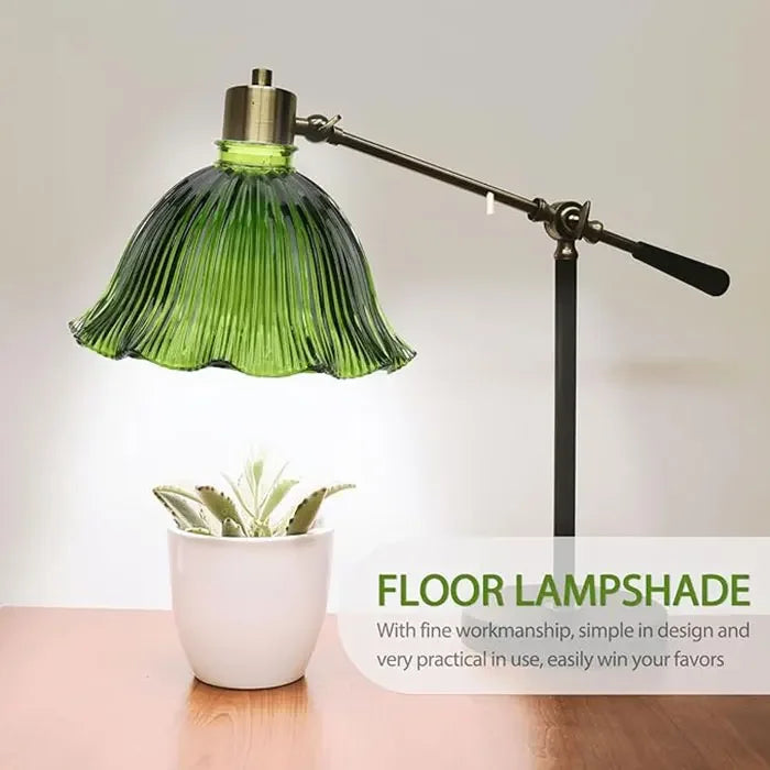 Screw Fixed Clear Green Lamp Shade
