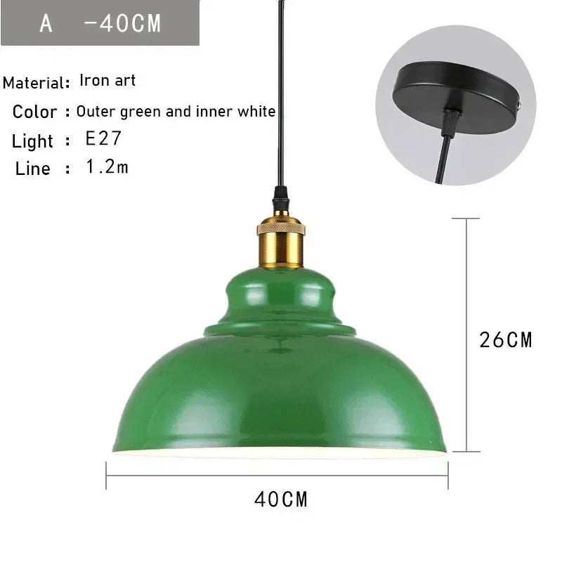 American Loft Retro Led Chandelier Industrial Led