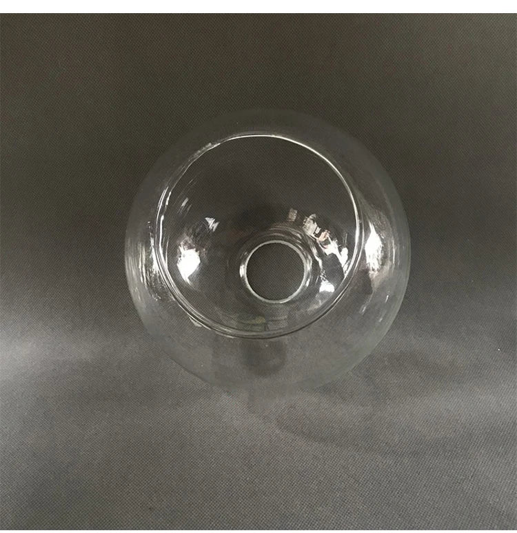 D13cm D15cm D18CM D20cm D25cm Hand Blown Clear Glass Globe Lamp Shade Replacement with 2 Ends Opening  Glass Cover Ball Lampshad - Adrianas Specialty Lamp Shades