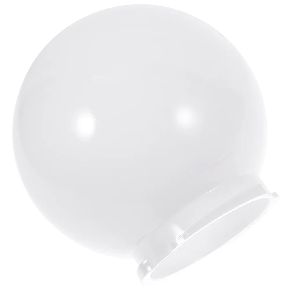Ball Lampshade Light Fixture Cover Globe Replacement Floor Wall White Dresser Acrylic - Adrianas Specialty Lamp Shades