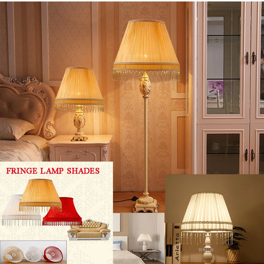Fringe Lampshades Cloth Bead Light Shade Lamp Shade