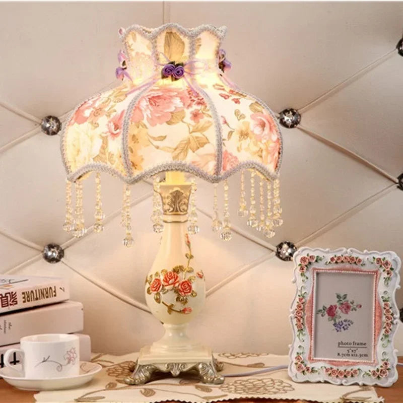 Fringed Table Lamps