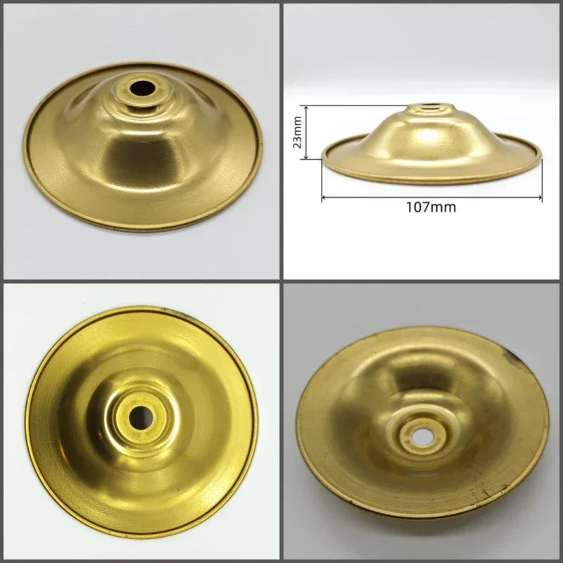 Brass material lampshade cover