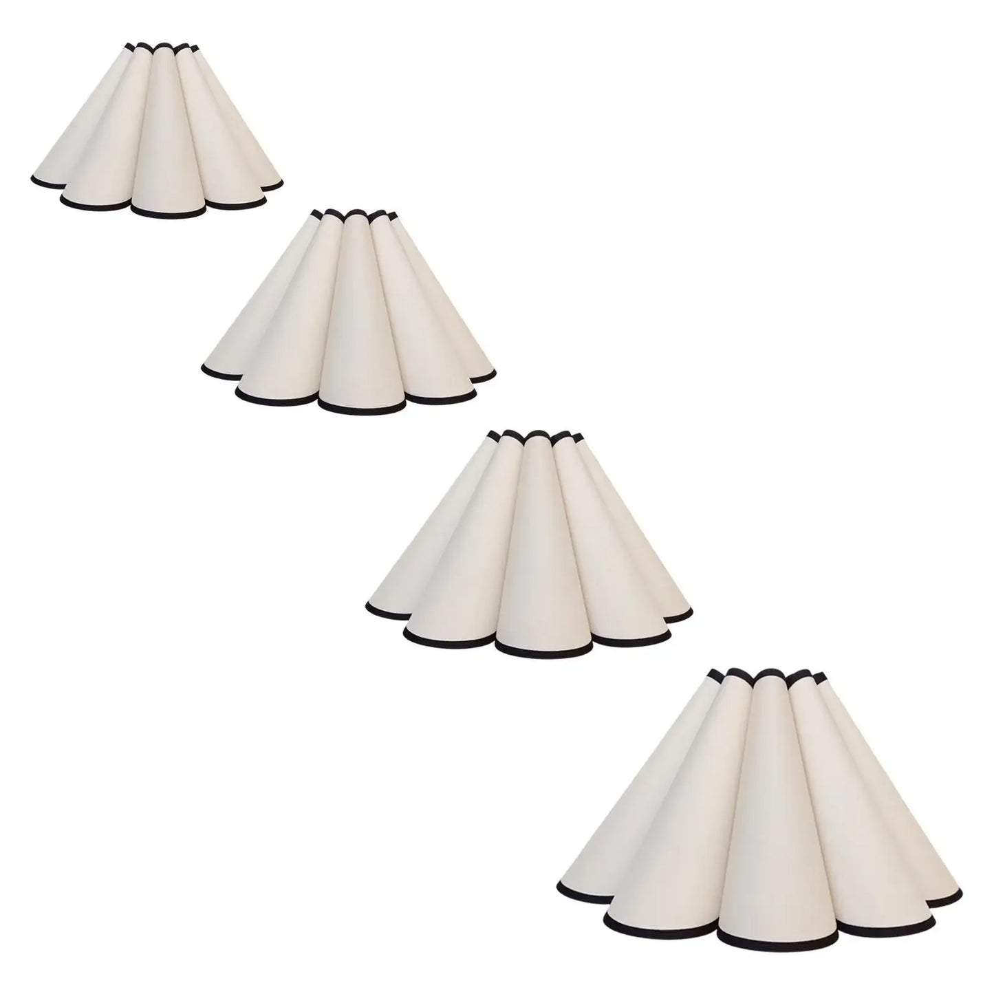 Petal Cloth Table Lamp Shade Light Cover for Chandelier Home Decor Bedside
