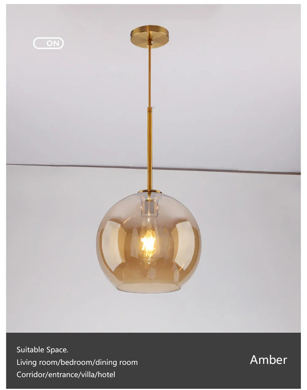 Nordic Glass Pendant Light glass