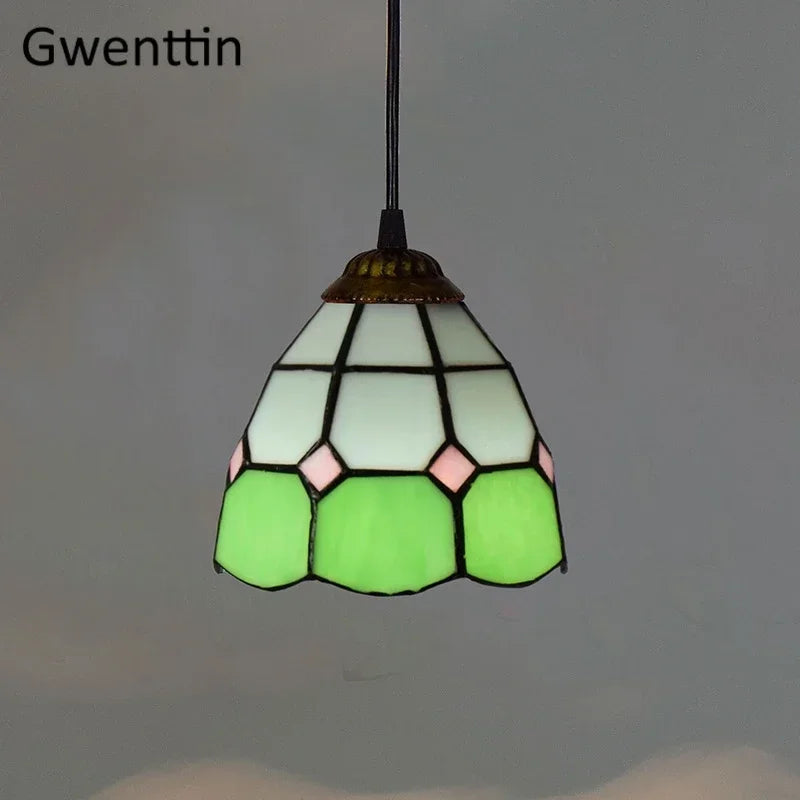 Tiffany Stained Glass Pendant Lamp Shade