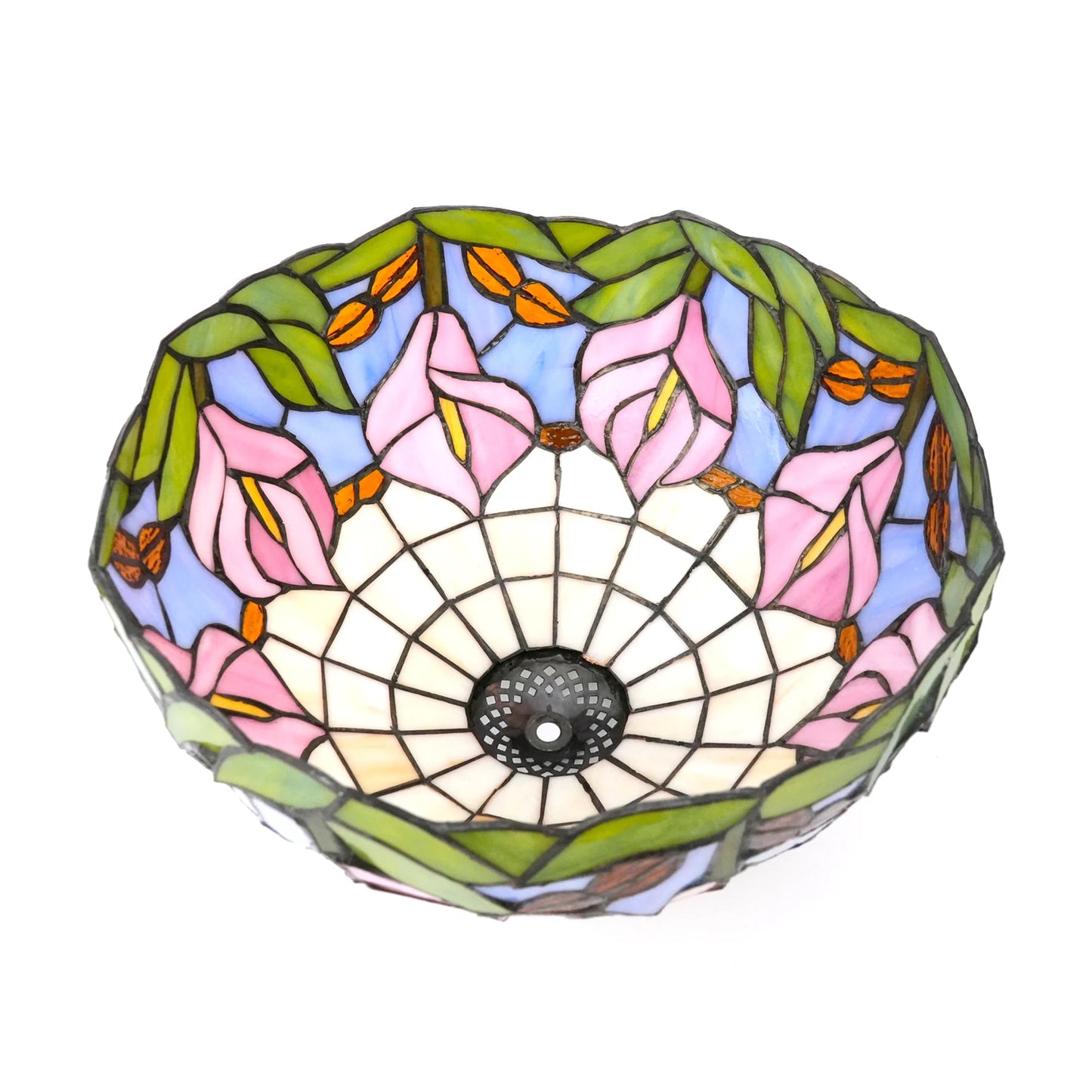 Calla lily lampshade replacement, traditional handcrafted 12 "