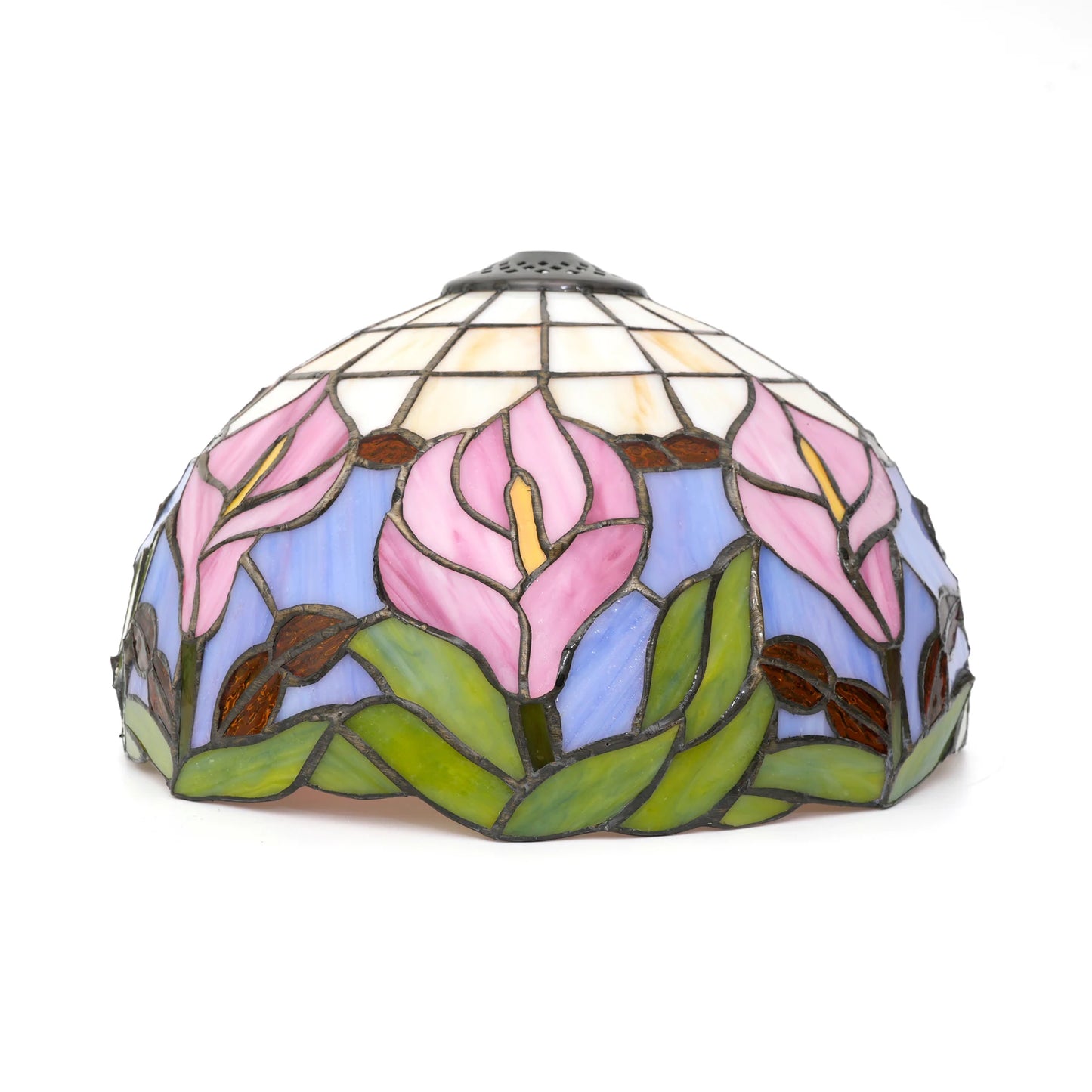 Calla lily lampshade replacement, traditional handcrafted 12 "