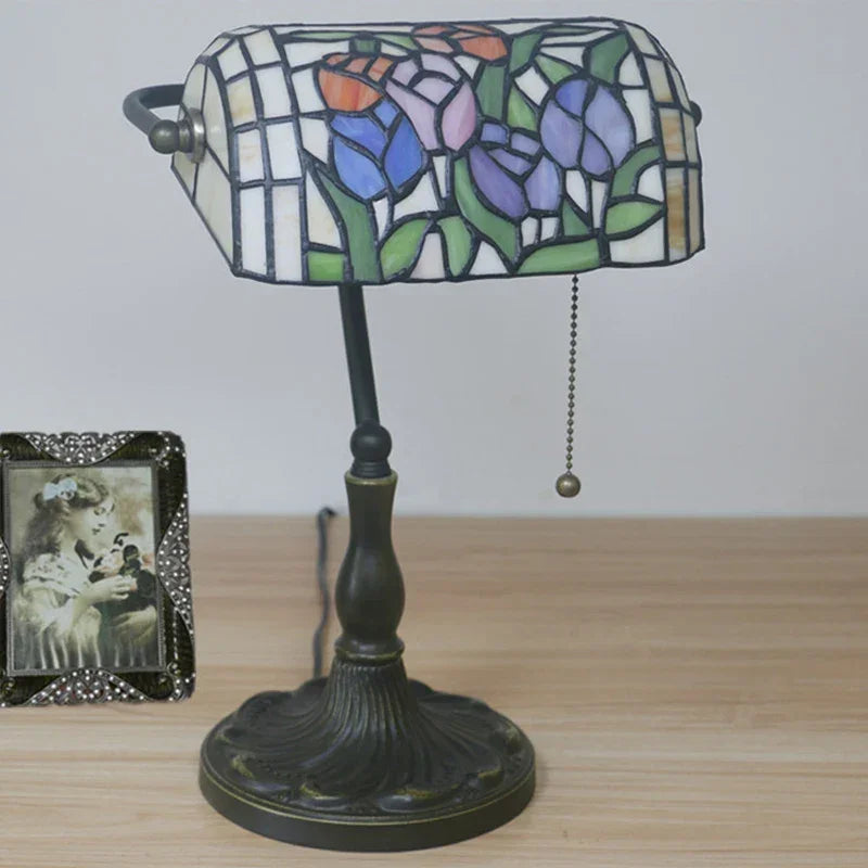 Rose Table Lamp Bedroom Bedside Desk Lamp