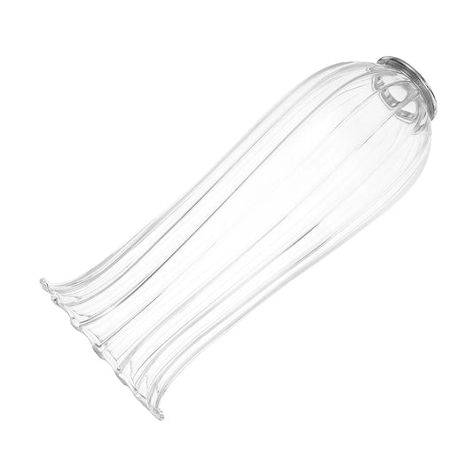 Transparent Glass Lampshade Replacement Crystal Holder Decorative Clear Lamp Cover for Home Table Wedding Light Fixture - Adrianas Specialty Lamp Shades