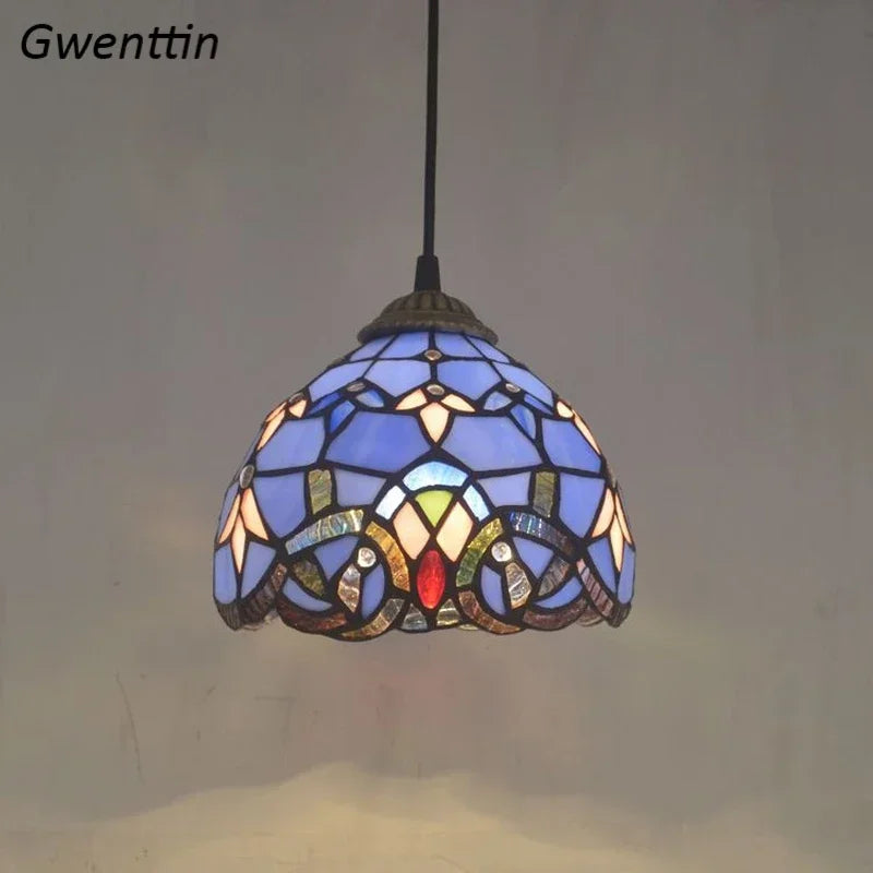 Tiffany Stained Glass Pendant Lamp Shade