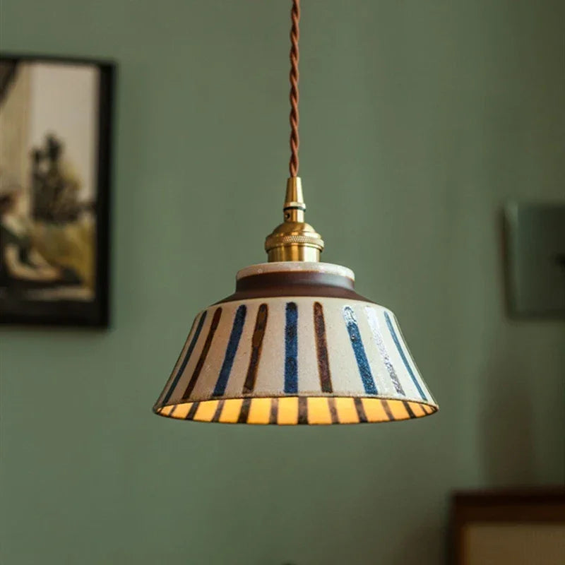 IWHD Creative Coloured Glaze Pendant Light LED Hanging Lamp For Home Decoration Dining Living Room E27 Bulb Included 90V-260V