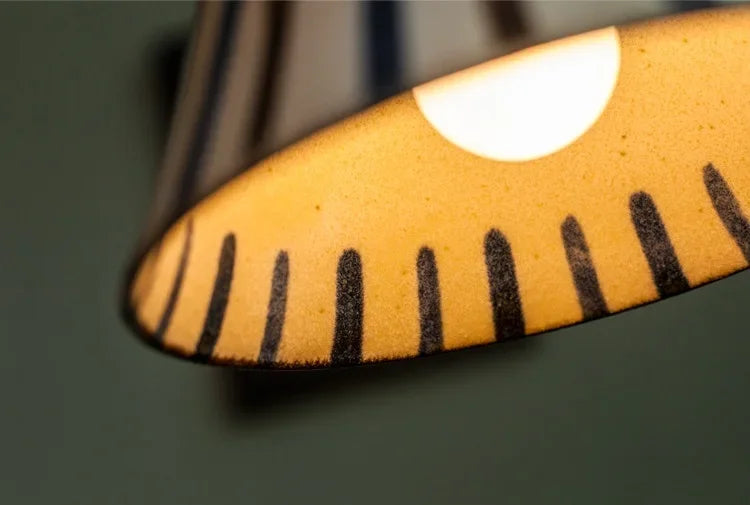 Hand Painted Ceramic Hanging Lights