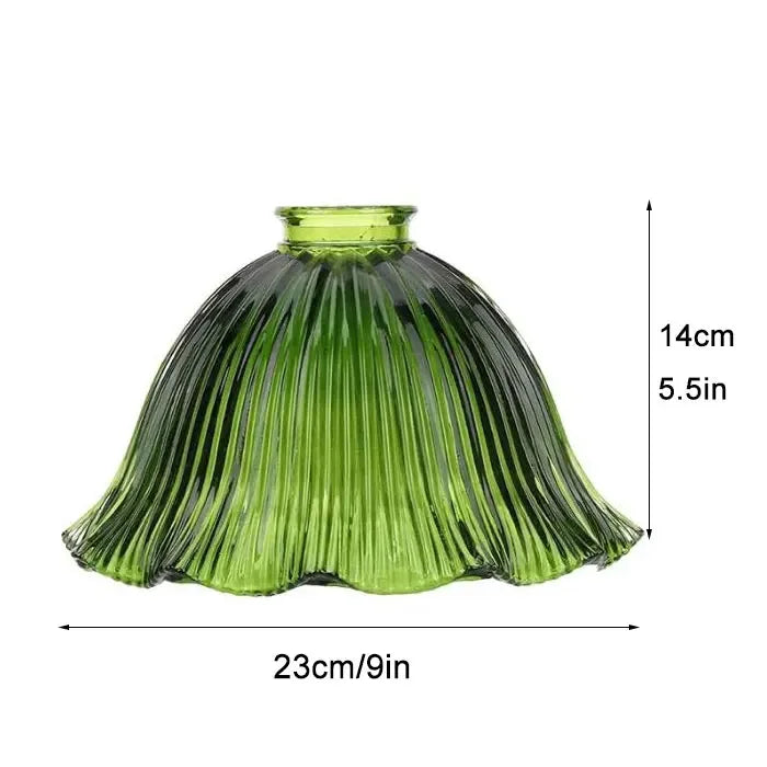 Screw Fixed Clear Green Lamp Shade