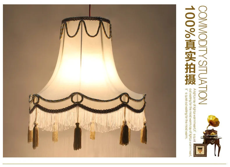 European rice white silk cloth floor lamp lamp cloth lampshade new lampshade