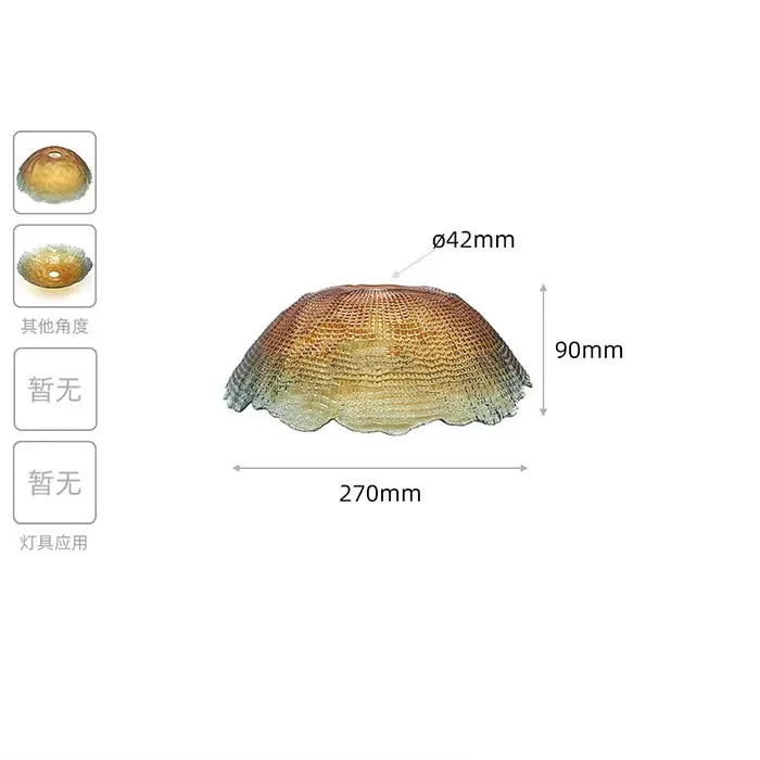 Industrial Art Decor Stained Glass Lamp Shade Replacement