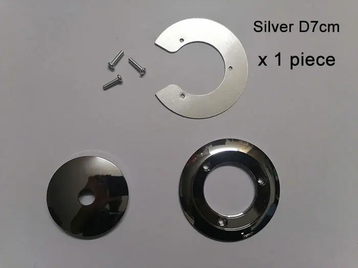 1/5/10pcs Bronze Chrome Metal Lampshade Holder Parts for Magic Bean Glass Shade Silver Aluminum Ring Cover to Hold Lampshade - Adrianas Specialty Lamp Shades