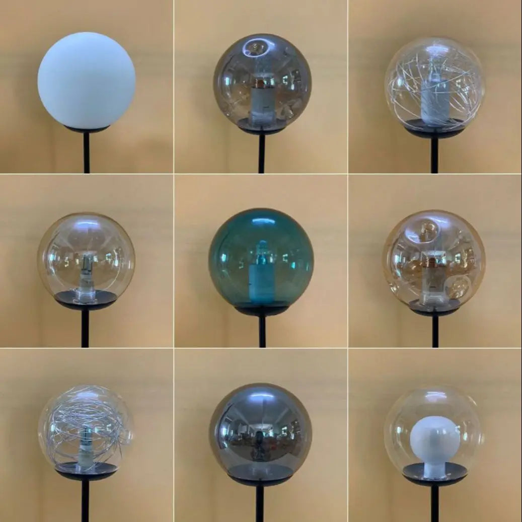 G9 Clear  Glass Lamp Shade Diameter 3, 4, 5, 6, 8  Inches Globe 3/4 inch Fitter Opening Replacement Lampshade for Lusture Pendant Light glass - Adrianas Specialty Lamp Shades