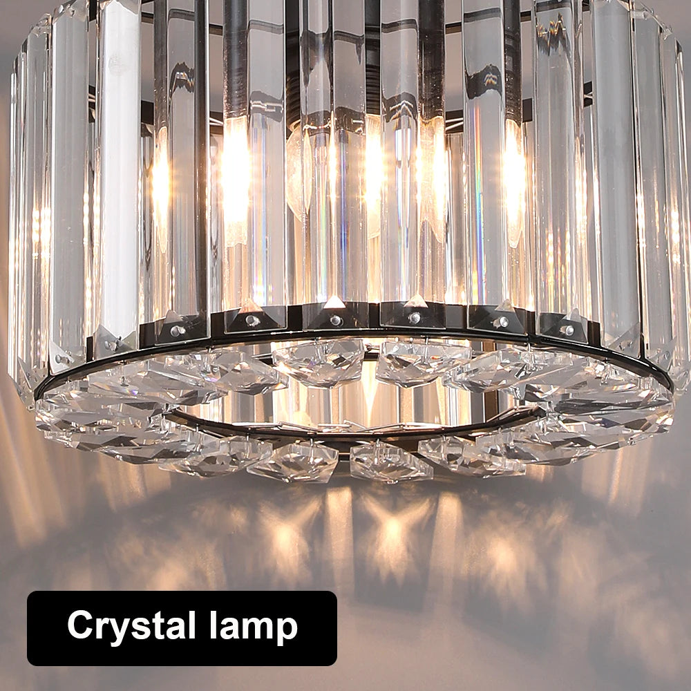 Glass Led Pendant Light Modern Ceiling Lamp Adjustable Living Dining Room Nordic Aisle Decor Balcony Corridor Hanging Fixture - Adrianas Specialty Lamp Shades