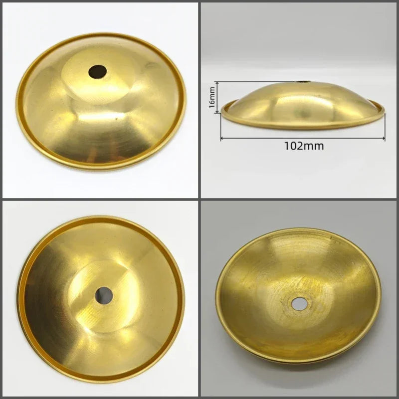 Brass material lampshade cover