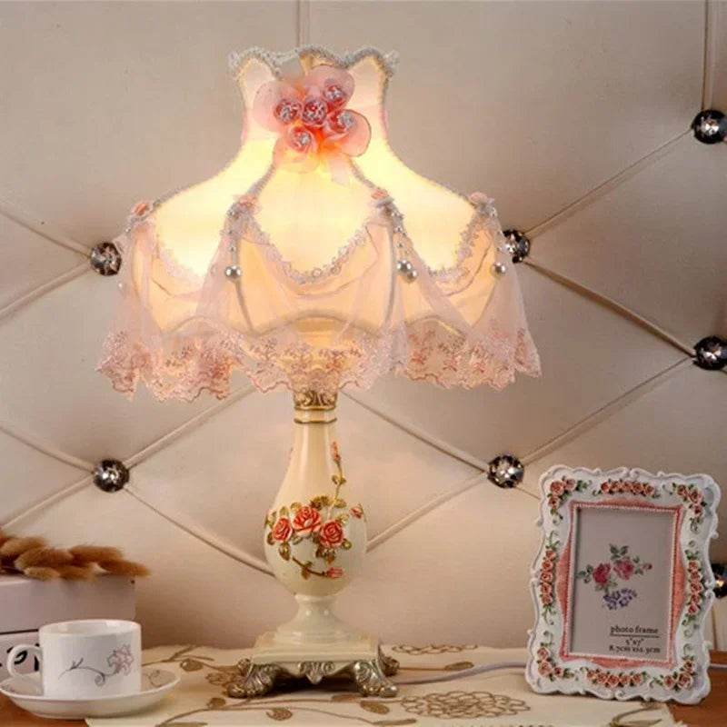 Fringed Table Lamps