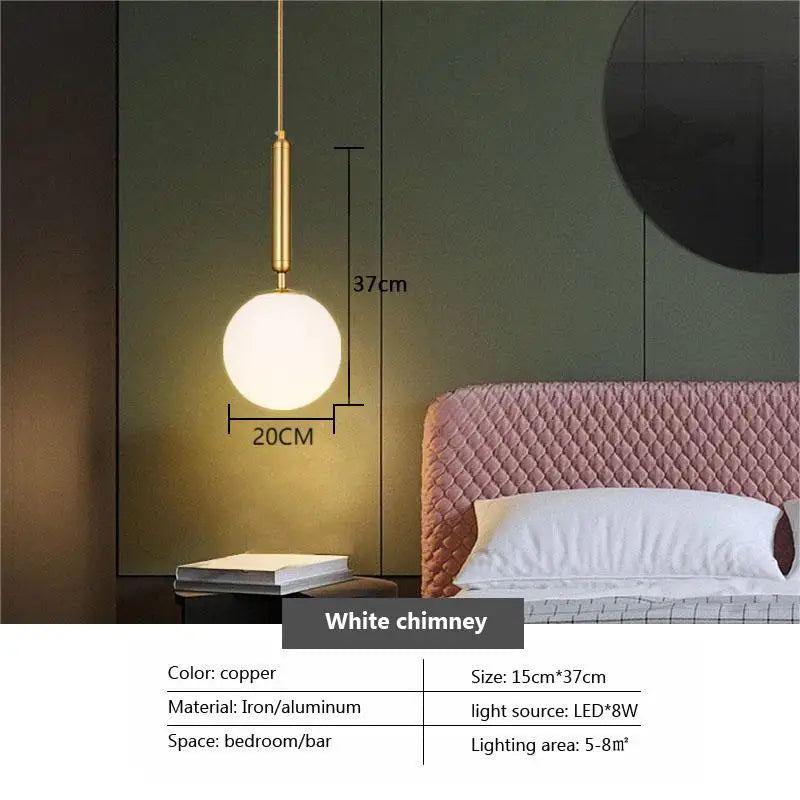 Nordic Glass Pendant Light glass