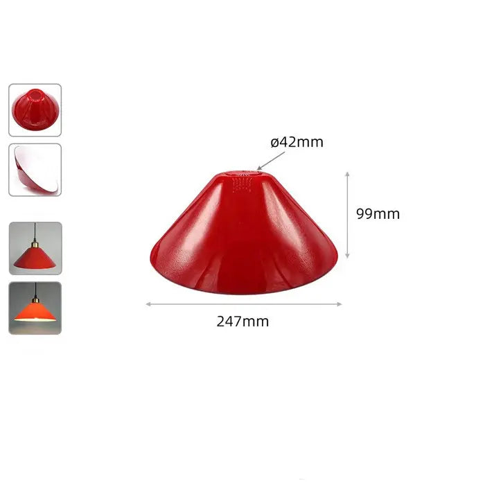Green 16 inch Opening Bell Shape Glass Shade Replacement for E26 E27 - Adrianas Specialty Lamp Shades
